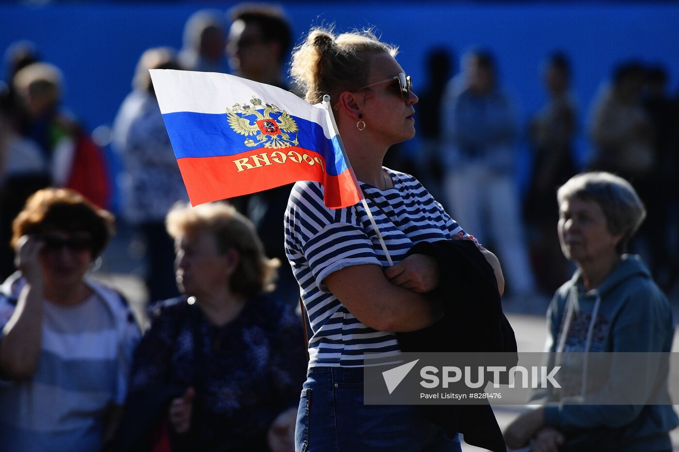 Russia Joining Referendum Regions Support Rallies