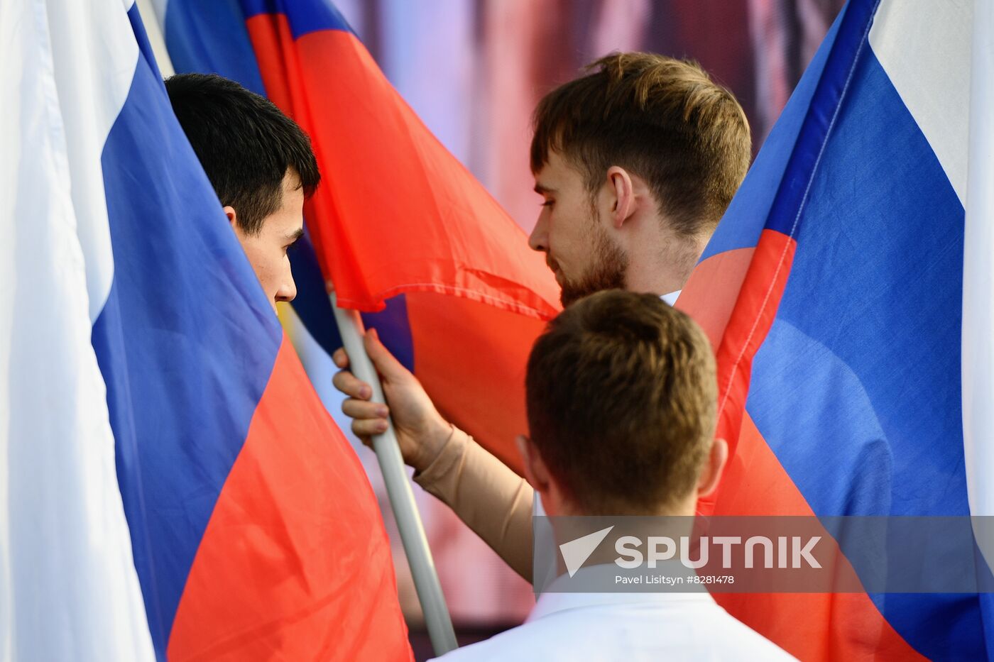 Russia Joining Referendum Regions Support Rallies