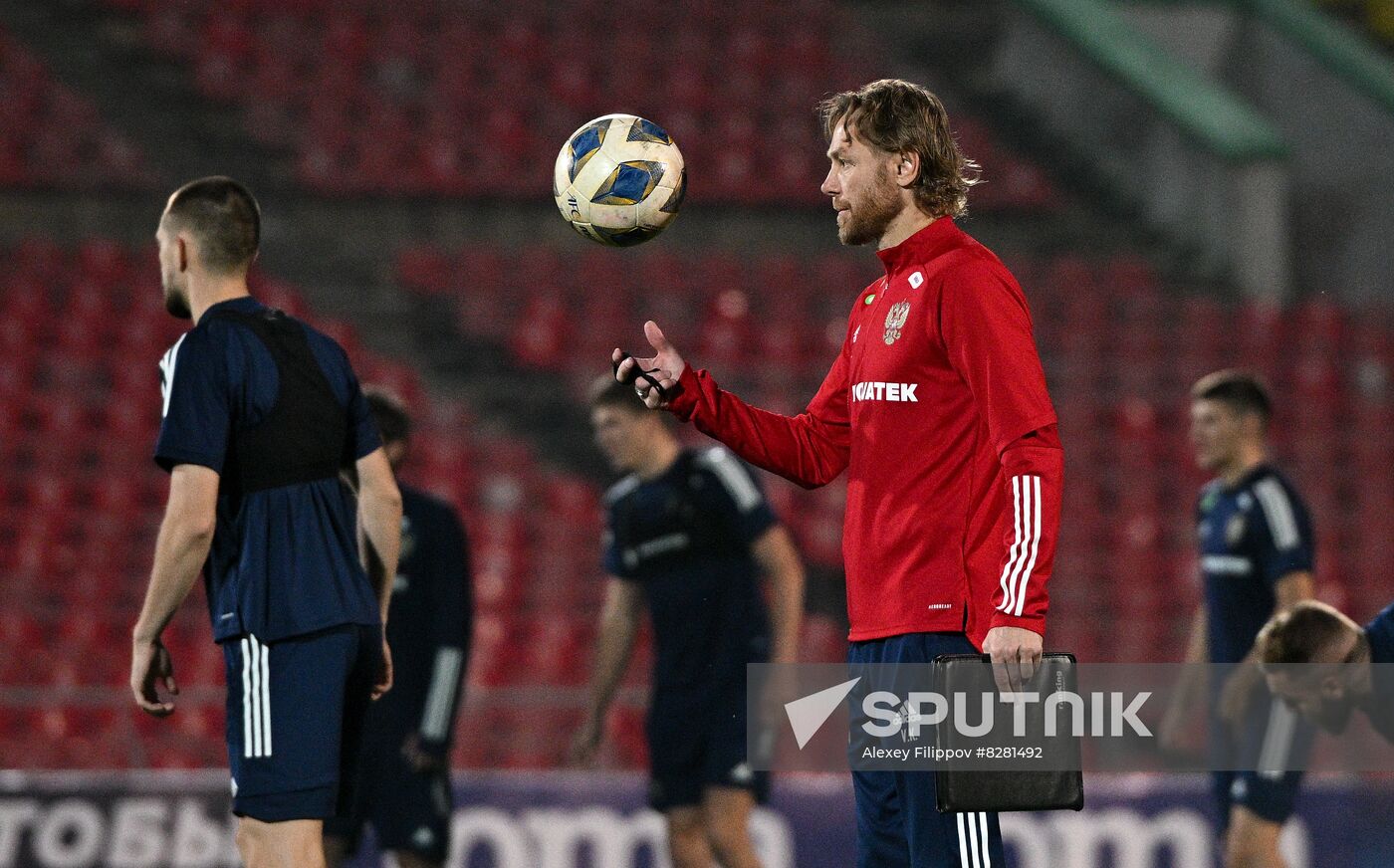 Kyrgyzstan Soccer Russia Training