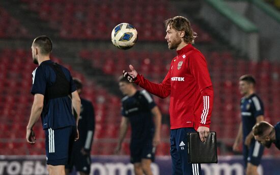 Kyrgyzstan Soccer Russia Training