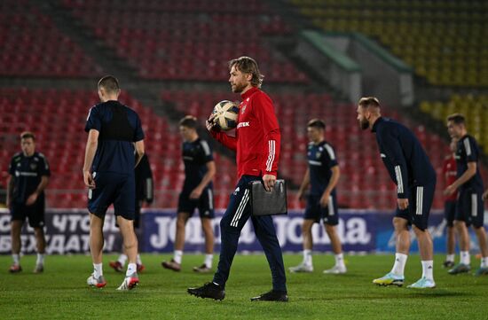 Kyrgyzstan Soccer Russia Training