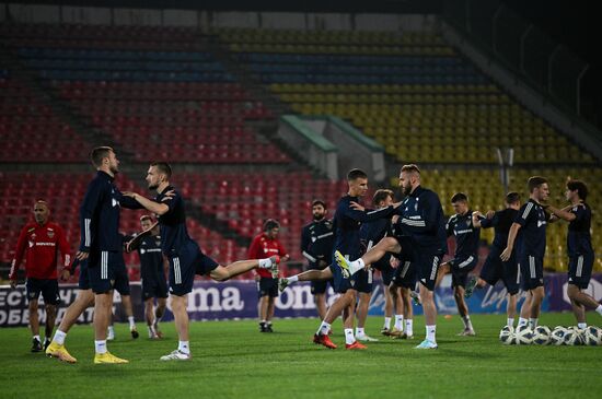 Kyrgyzstan Soccer Russia Training