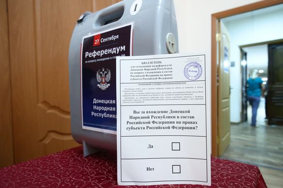 Russia Joining Referendum Regions