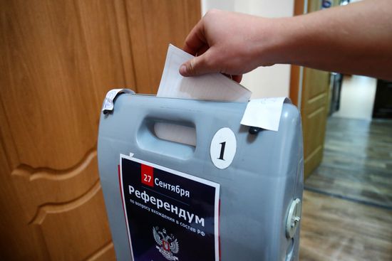 Russia Joining Referendum Regions