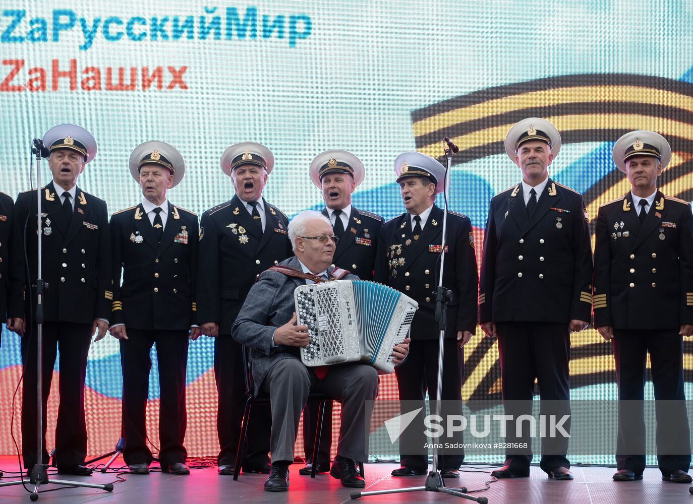 Russia Joining Referendum Regions Support Rallies