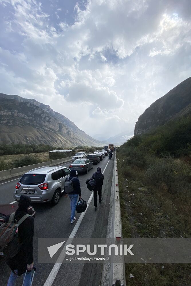 Russia Border Crossings Traffic Jams