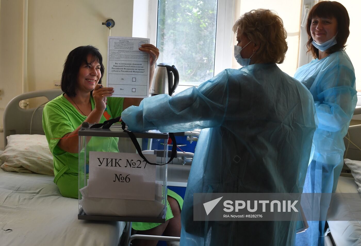 DPR LPR Russia Joining Referendum