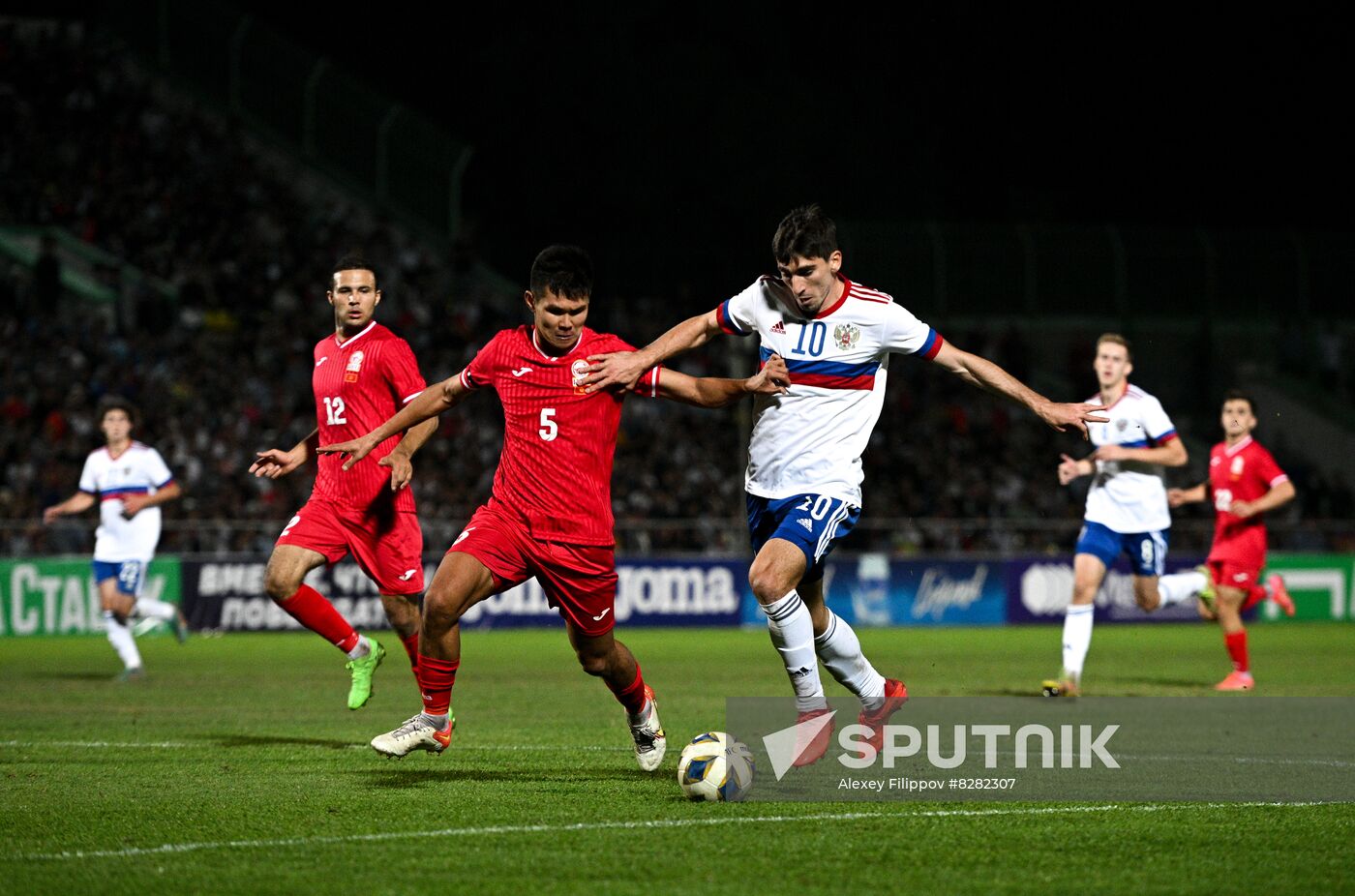 Kyrgyzstan Soccer Friendly Kyrgyzstan - Russia