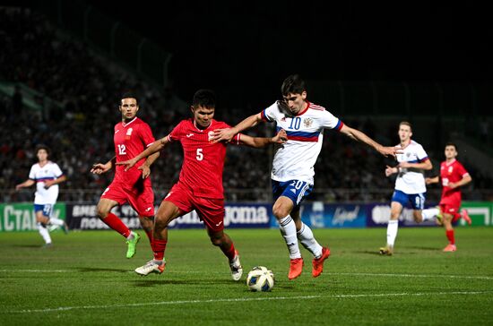 Kyrgyzstan Soccer Friendly Kyrgyzstan - Russia
