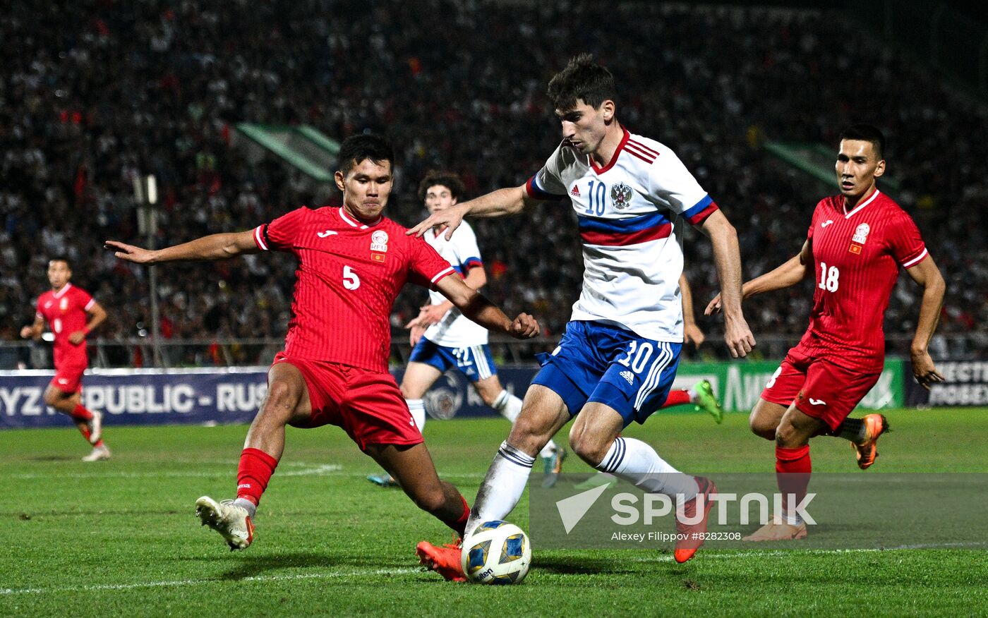 Kyrgyzstan Soccer Friendly Kyrgyzstan - Russia