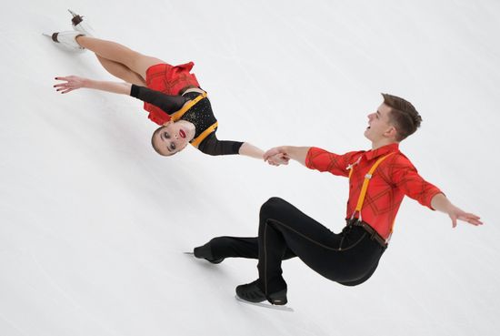 Russia Figure Skating Test Skates Pairs