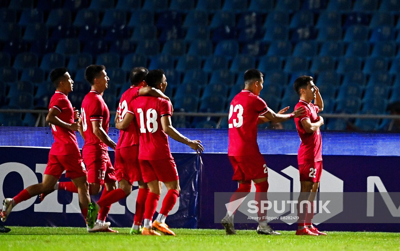 Kyrgyzstan Soccer Friendly Kyrgyzstan - Russia