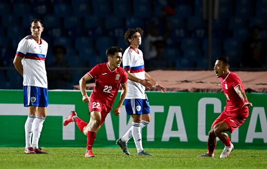 Kyrgyzstan Soccer Friendly Kyrgyzstan - Russia