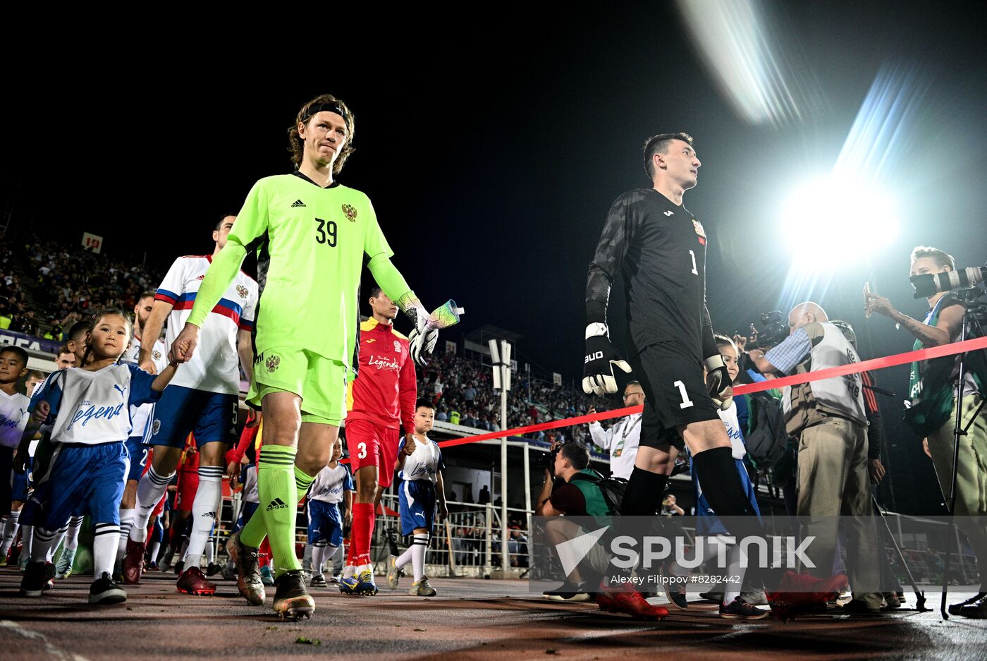 Kyrgyzstan Soccer Friendly Kyrgyzstan - Russia