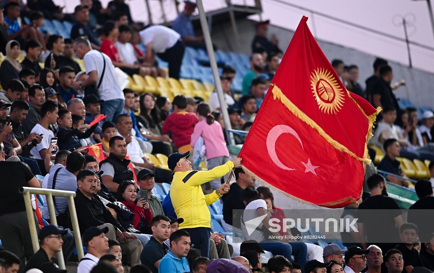 Kyrgyzstan Soccer Friendly Kyrgyzstan - Russia