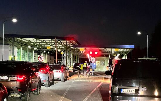 Russia Border Crossings Traffic Jams