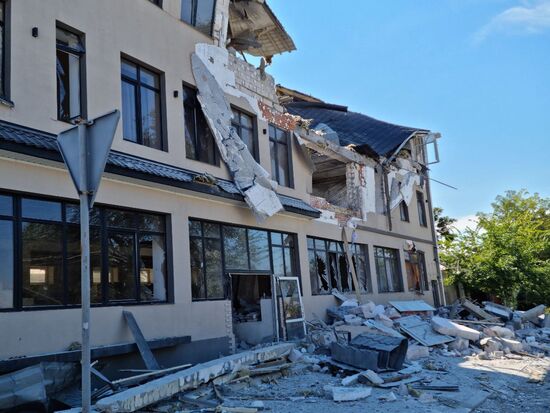 Ukraine Russia Military Operation Shelling