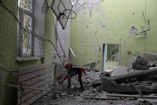 LPR Russia Ukraine Military Operation Shelling