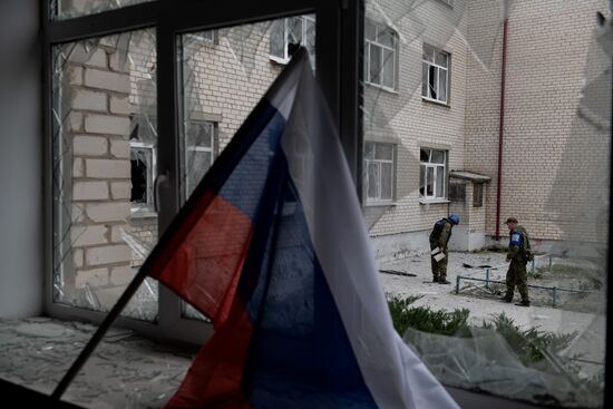 LPR Russia Ukraine Military Operation Shelling