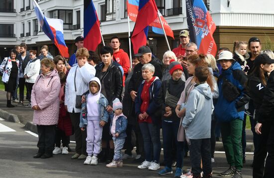 DPR Russia Ukraine Military Operation Residential Houses