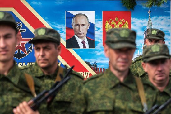 Russia Partial Mobilisation Oath Taking