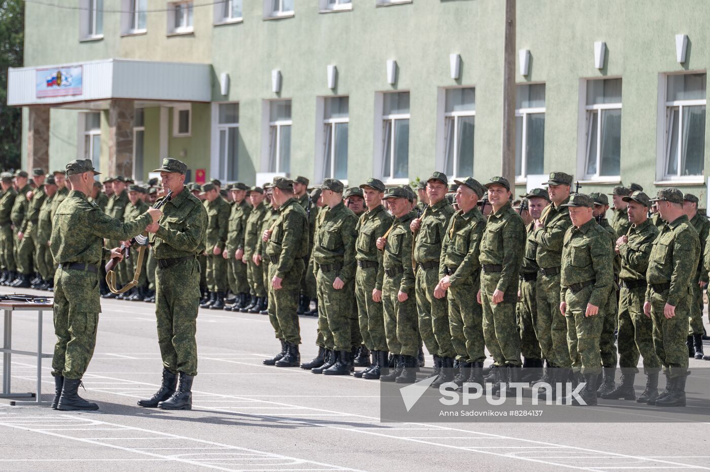 Russia Partial Mobilisation Oath Taking