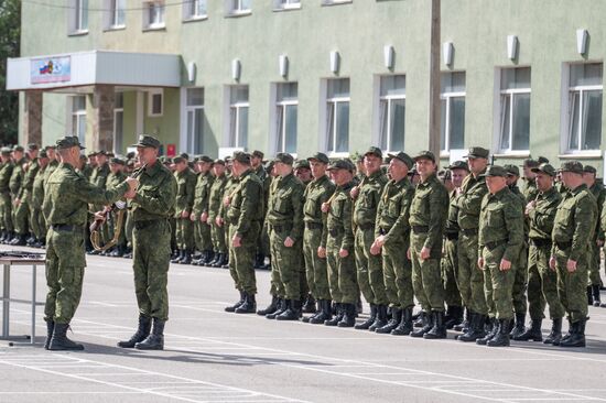 Russia Partial Mobilisation Oath Taking