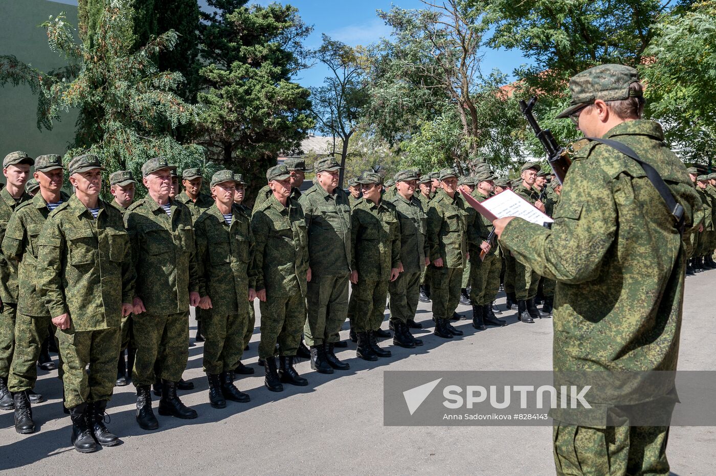 Russia Partial Mobilisation Oath Taking