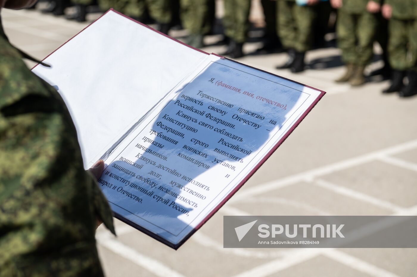 Russia Partial Mobilisation Oath Taking