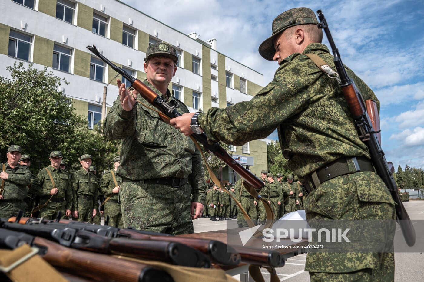 Russia Partial Mobilisation Oath Taking