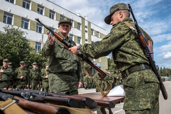 Russia Partial Mobilisation Oath Taking