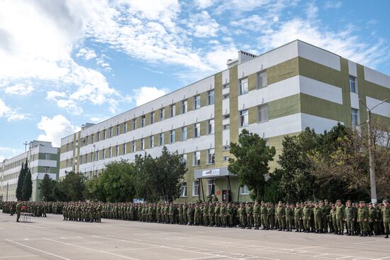 Russia Partial Mobilisation Oath Taking