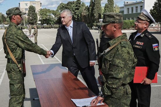 Russia Partial Mobilisation Oath Taking