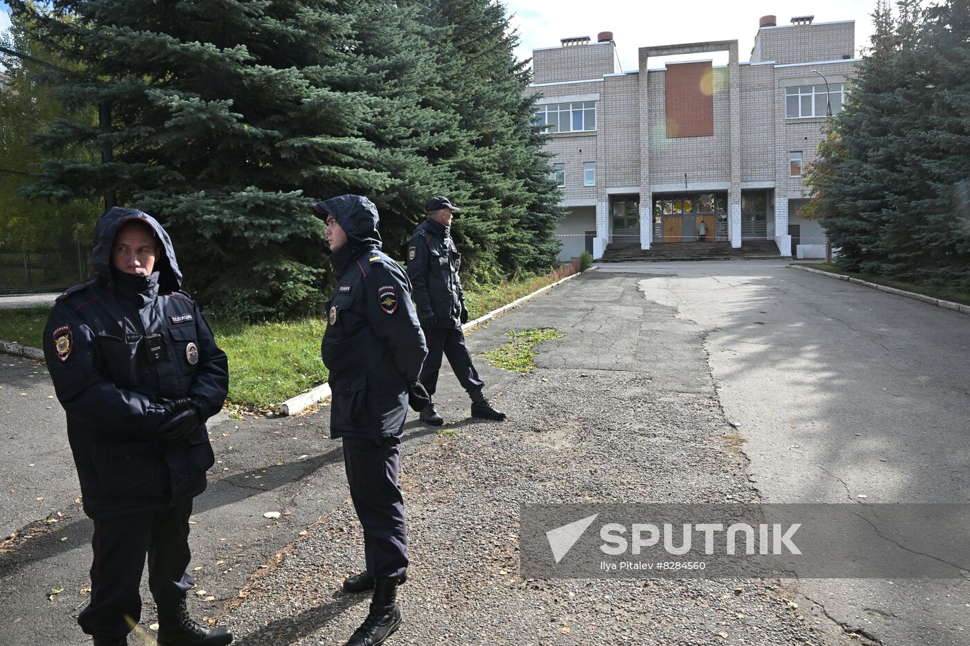 Russia School Shooting Flowers