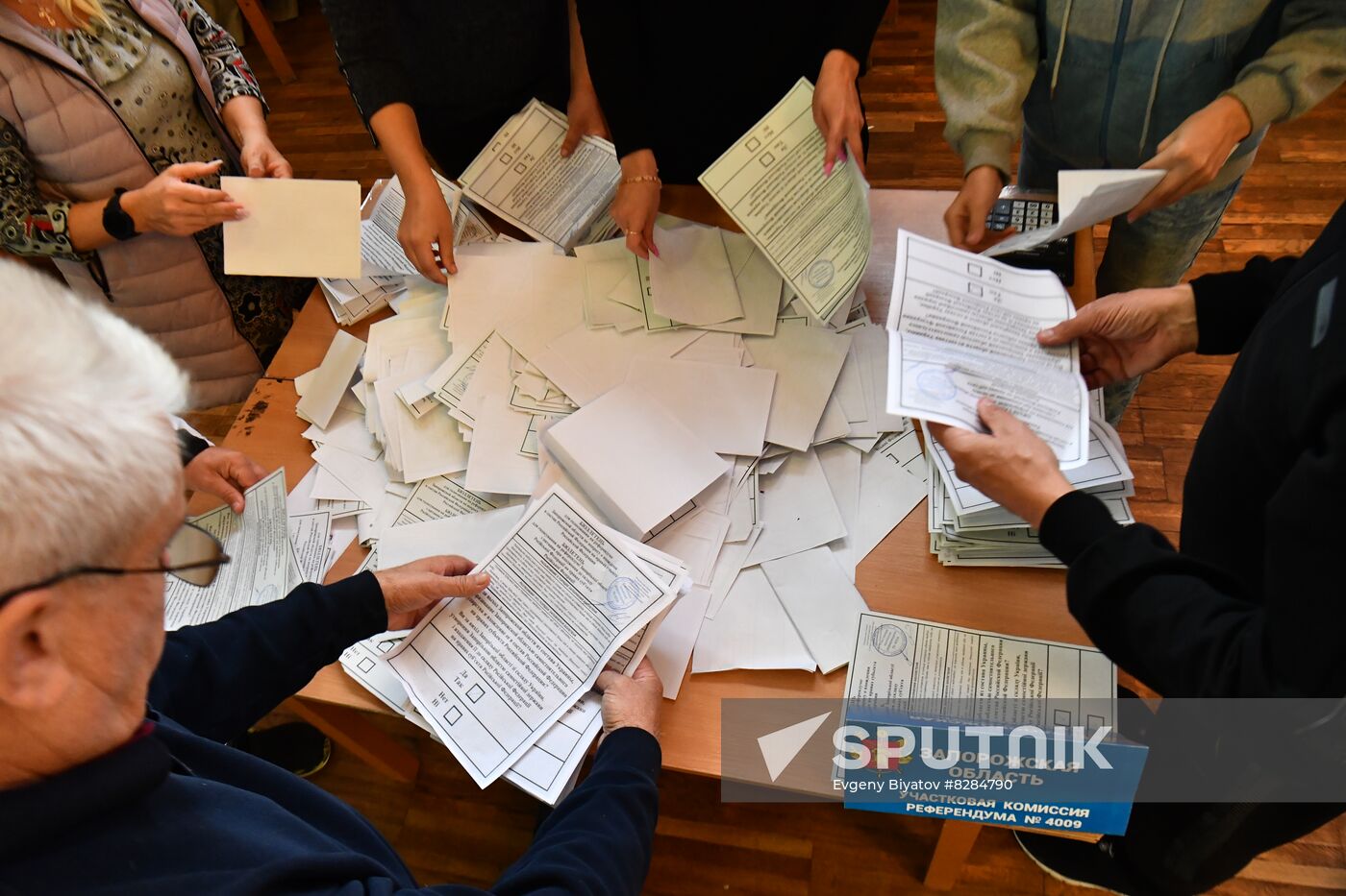 Russia Joining Referendum Vote Counting