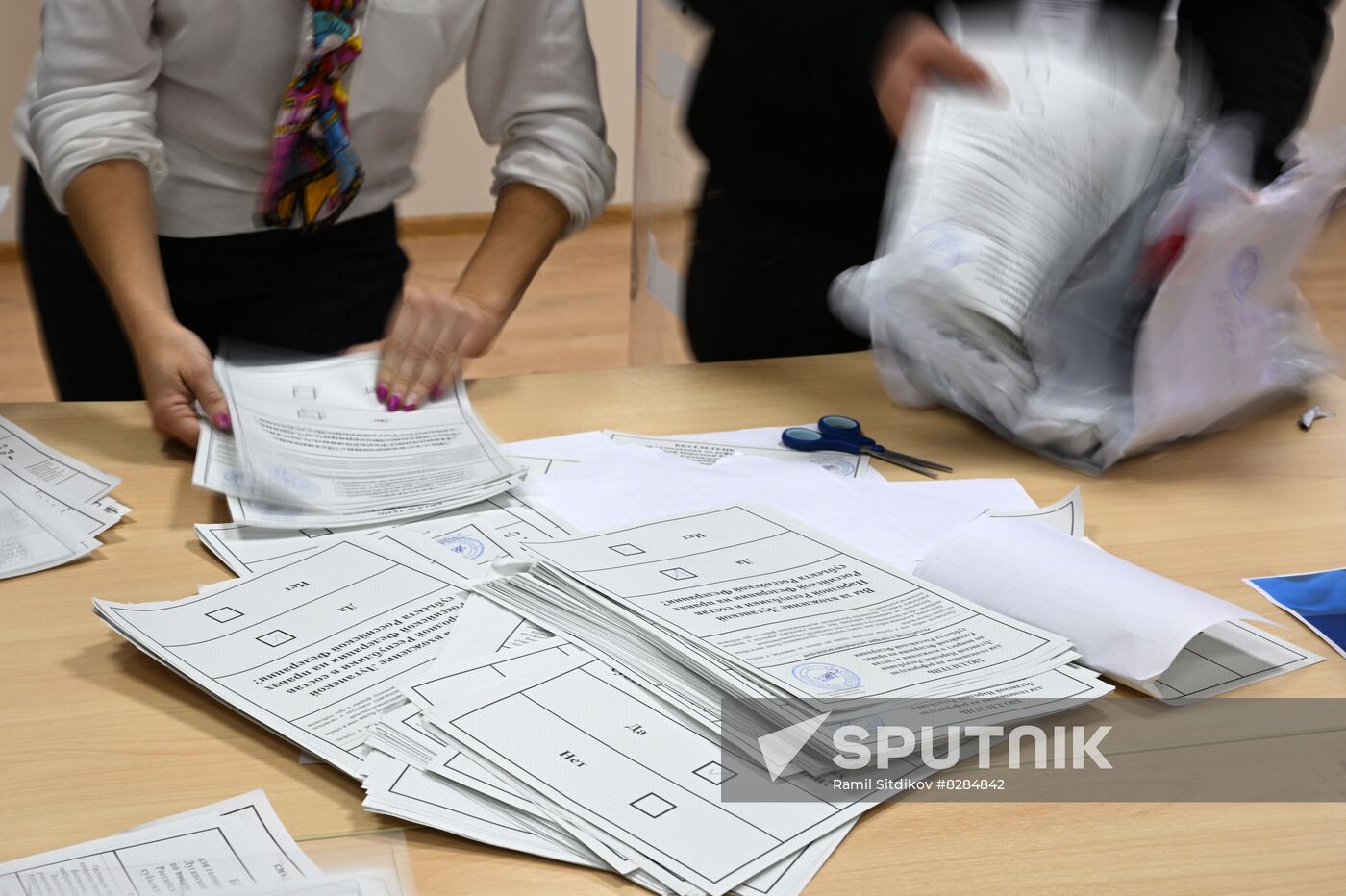 Russia Joining Referendum Vote Counting