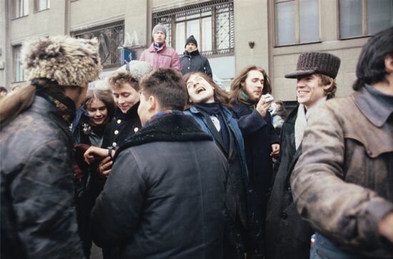 Quiet Parade protest in Moscow