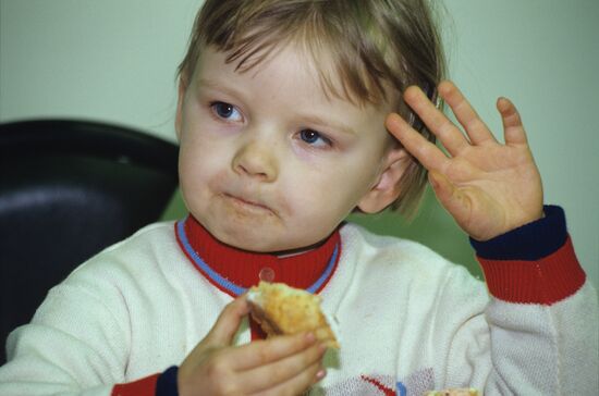 Christmas festival for parentless and disabled children