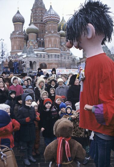 Celebrating Christmas on Red Square