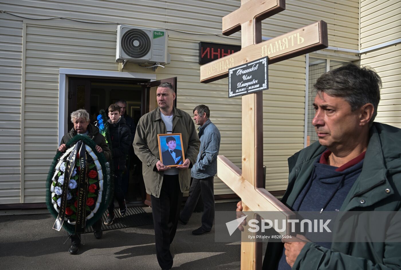 Russia School Shooting Victims Funeral