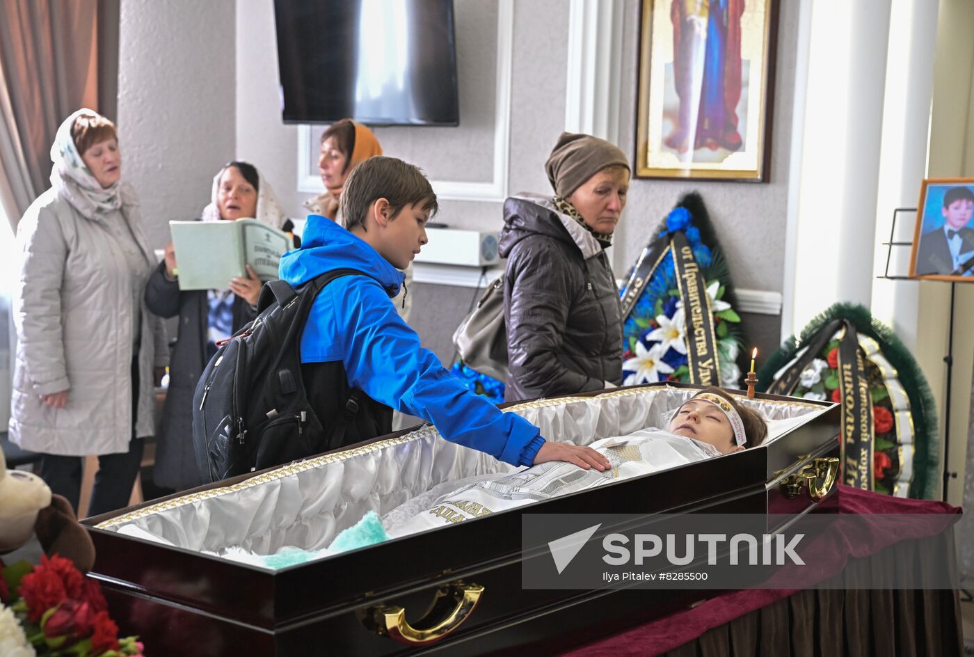 Russia School Shooting Victims Funeral