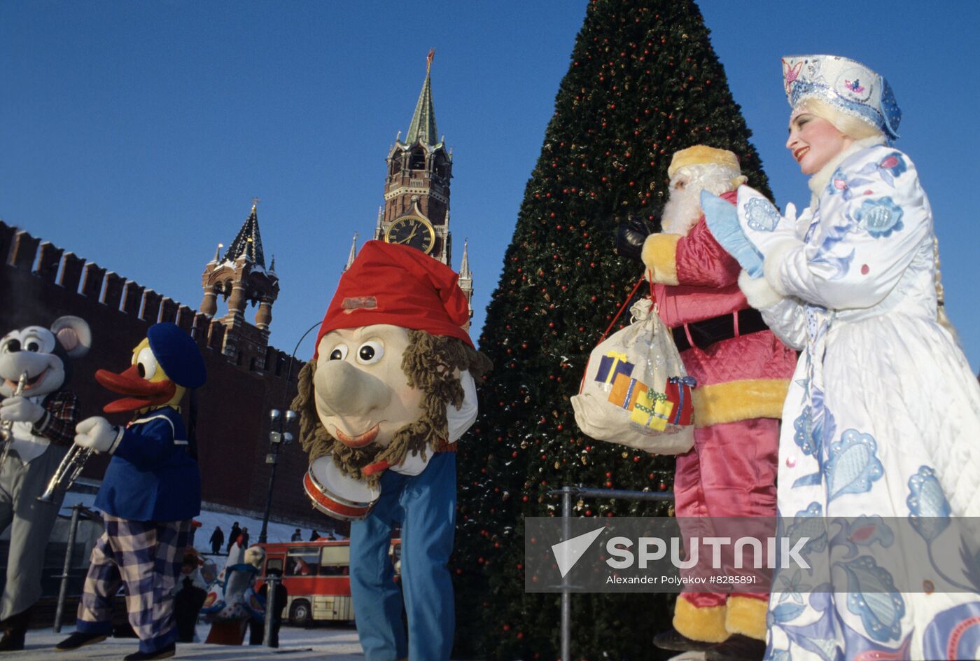 New Year festivities on Red Square
