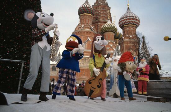 New Year festivities on Red Square