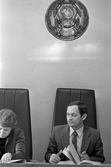 People's Judge Valiulla Tilyashov of Petrogradsky People's Court