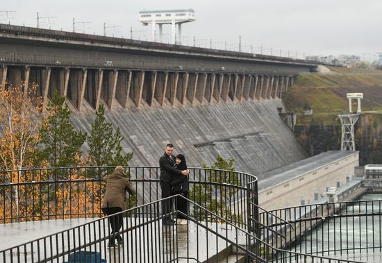 Russia Hydroelectric Power Station