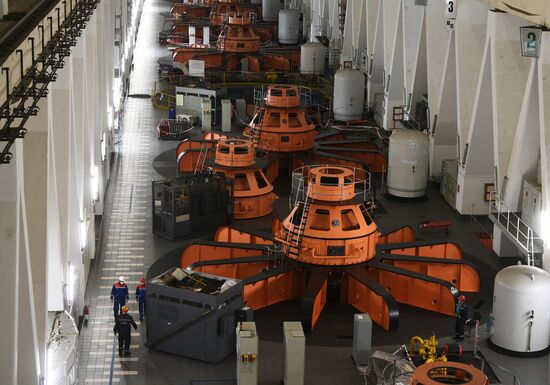 Russia Hydroelectric Power Station