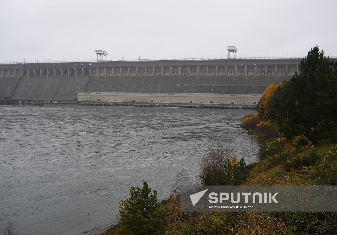 Russia Hydroelectric Power Station