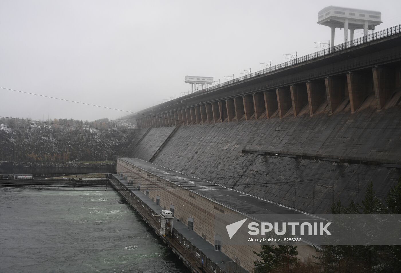 Russia Hydroelectric Power Station