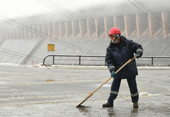 Russia Hydroelectric Power Station