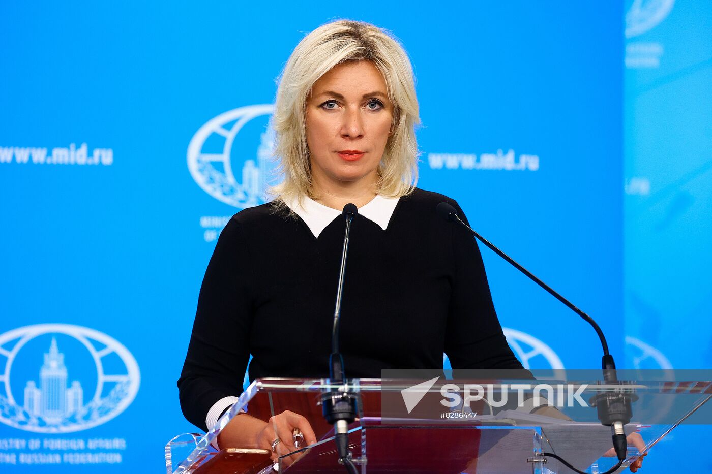 Russia Zakharova Briefing